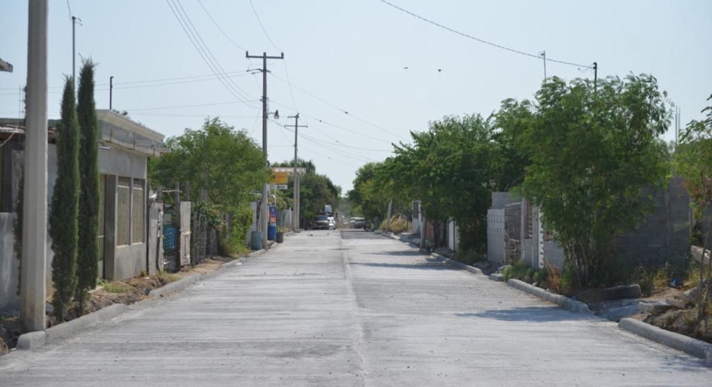 Pavimenta Gobierno de Nuevo Laredo calles de la Col. Francisco Villa