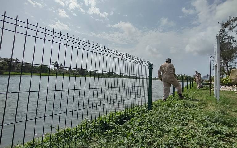 Continúa cercado de lagunas en Ciudad Madero