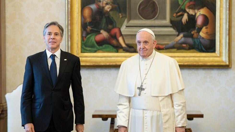 Papa Francisco recibe en el Vaticano al secretario de Estado de EE.UU.