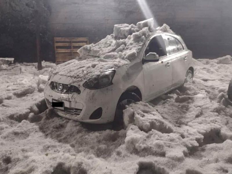 Granizada deja un muerto por hipotermia en Atizapán de Zaragoza