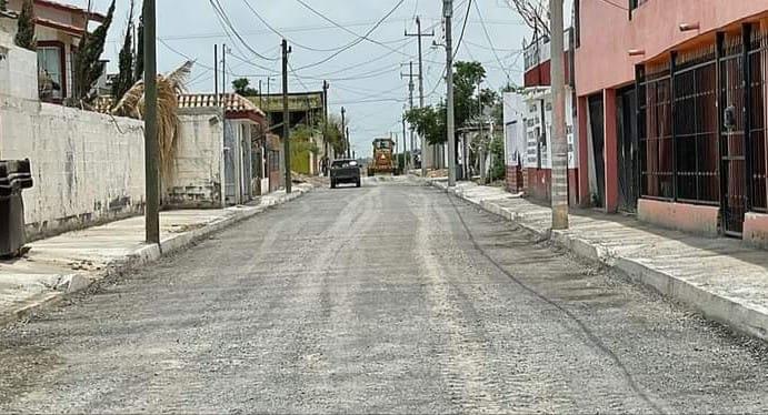 Arranca otra pavimentación en colonia Francisco Villa en Nuevo Laredo