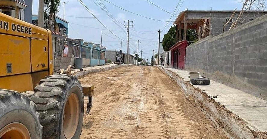 Arranca otra pavimentación en colonia Francisco Villa de Nuevo Laredo