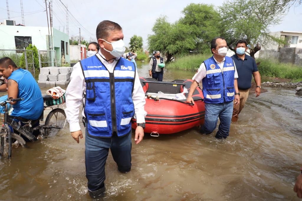 Solicita Tamaulipas declaratoria de emergencia por inundaciones en Matamoros
