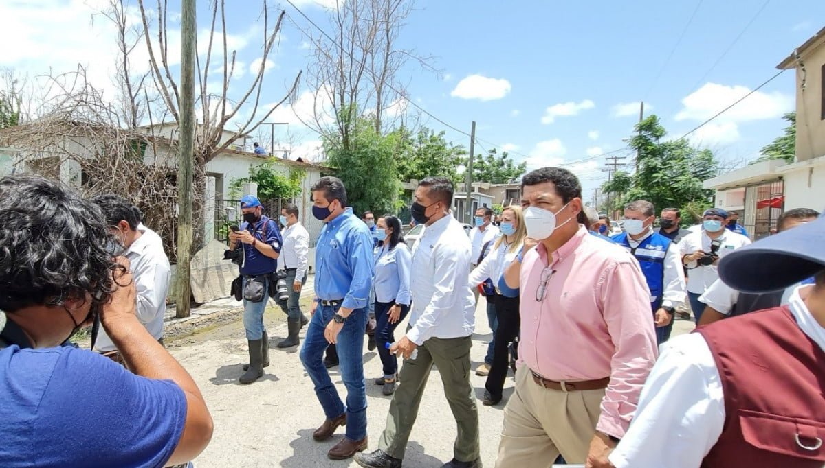 Pide Cabeza de Vaca a Federación enviar recursos para atender desastre en Matamoros