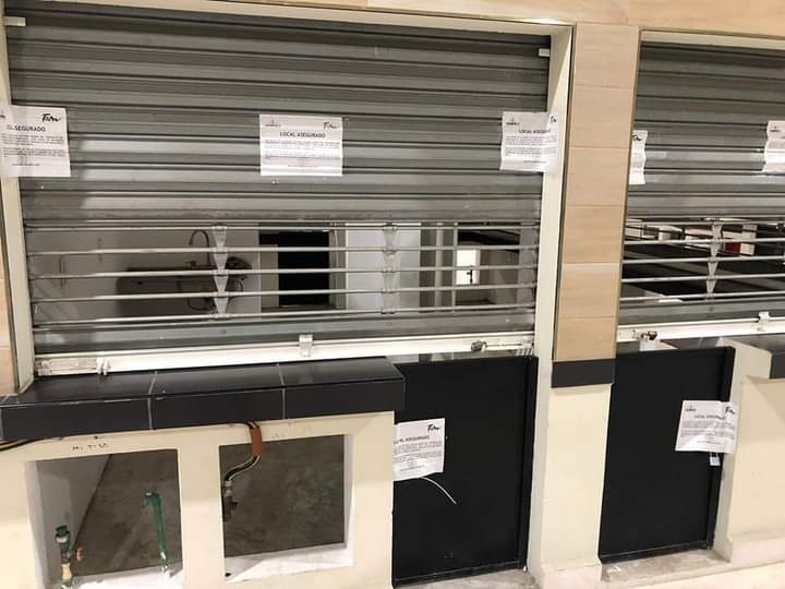 Aseguran locales cerrados en los nuevos mercados de Tampico