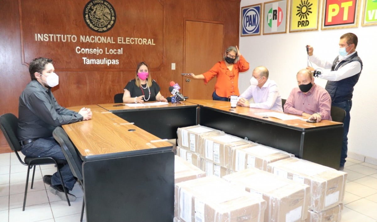 INE Tamaulipas entrega Listas Nominales para la Consulta Popular