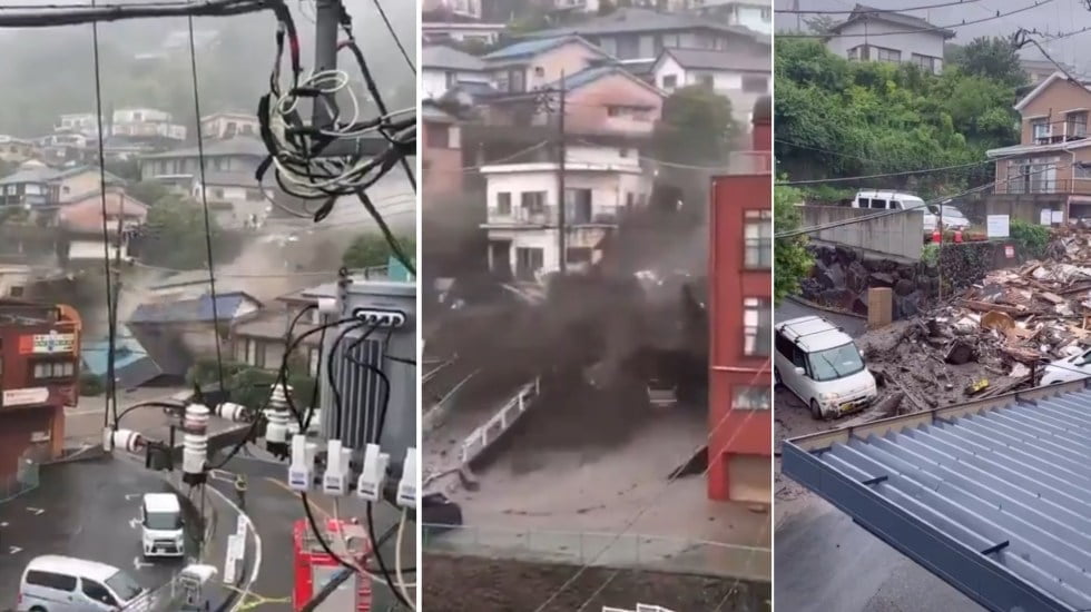 Suman cuatro muertos por avalancha de lodo en Japón; autoridades buscan a desaparecidos