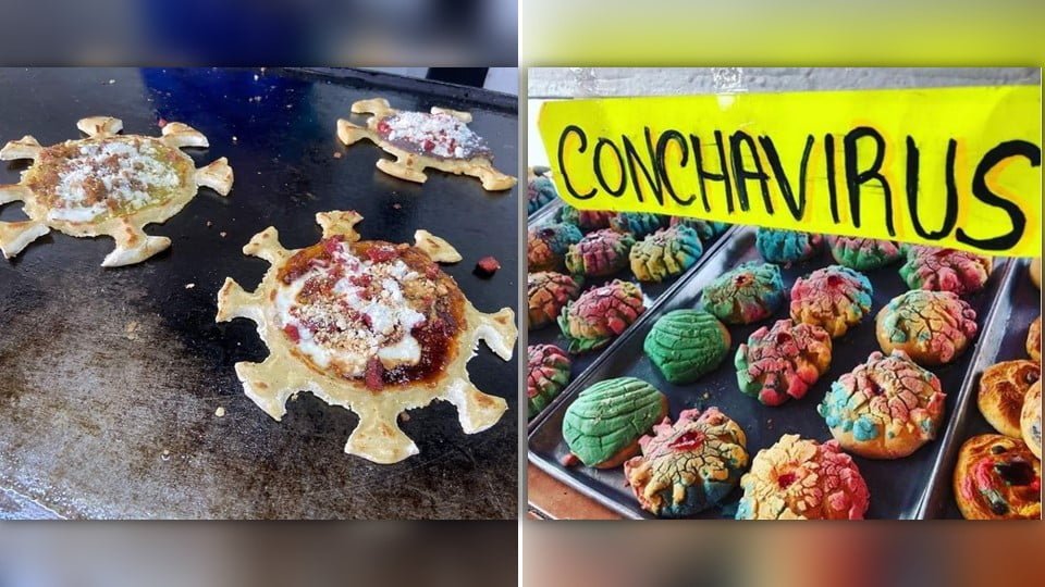 Desde «Covisopes» hasta «conchavirus», ingenio Mexicano se inspira en el Coronavirus para crear antojitos