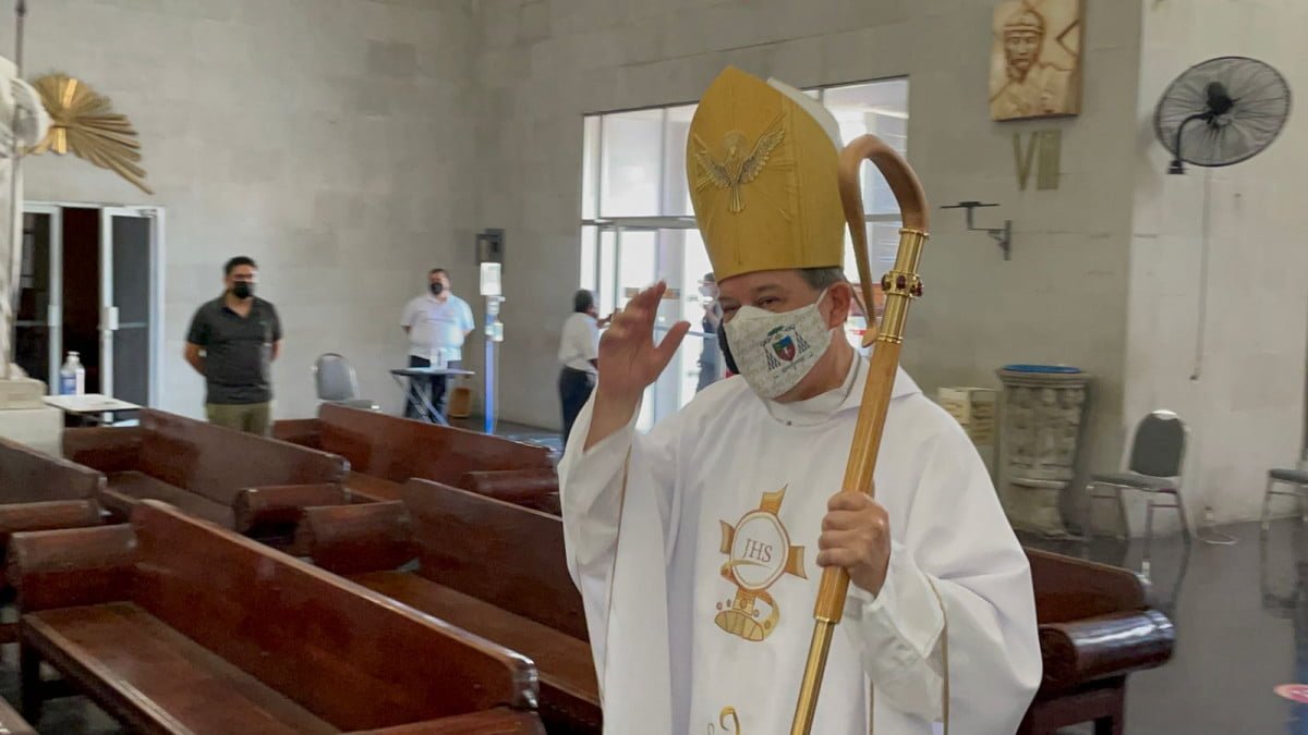 Ofrece Monseñor Gustavo Rodríguez misa de Acción de Gracias en Nuevo Laredo