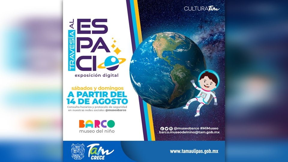 ¡Prepárate para viajar al espacio exterior en Barco, Museo del Niño!