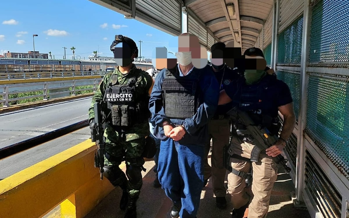 Estados Unidos entrega a Eduardo Arellano Félix en Puente Matamoros-Brownsville