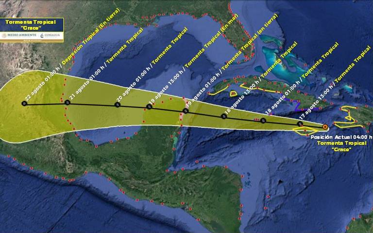 Grace llegará al puerto de Altamira en próximos días