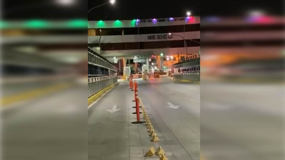 Graban balacera desde puente 1 de Nuevo Laredo
