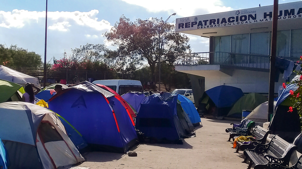 Preven autoridades reapertura de campamento del migrante en Matamoros