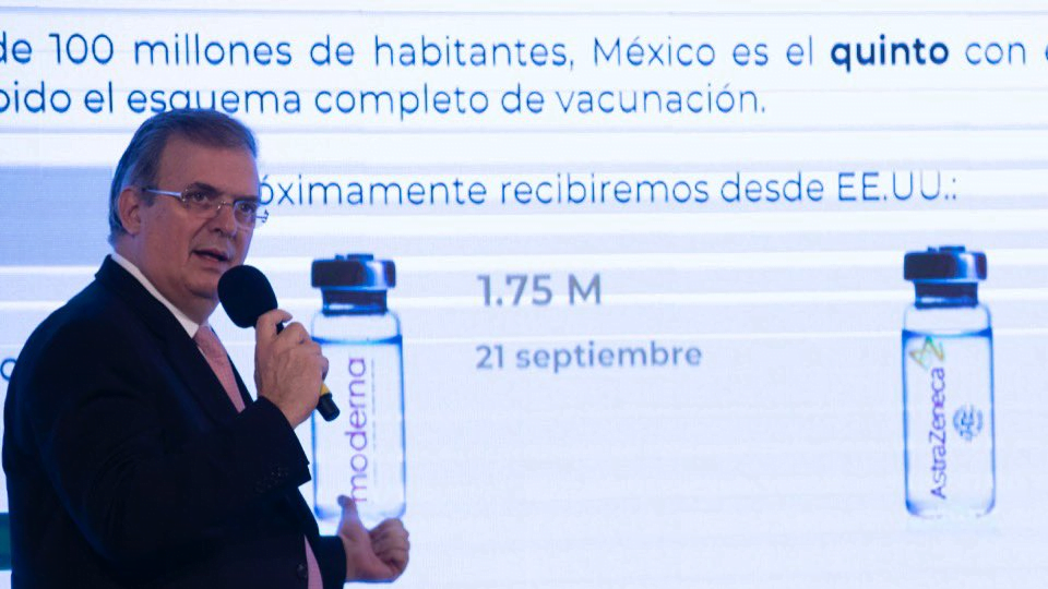 México llega  a 100 millones de dosis recibidas contra el covid19