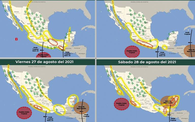 Nueva formación ciclónica en el Caribe, amenaza a costas Tamaulipecas