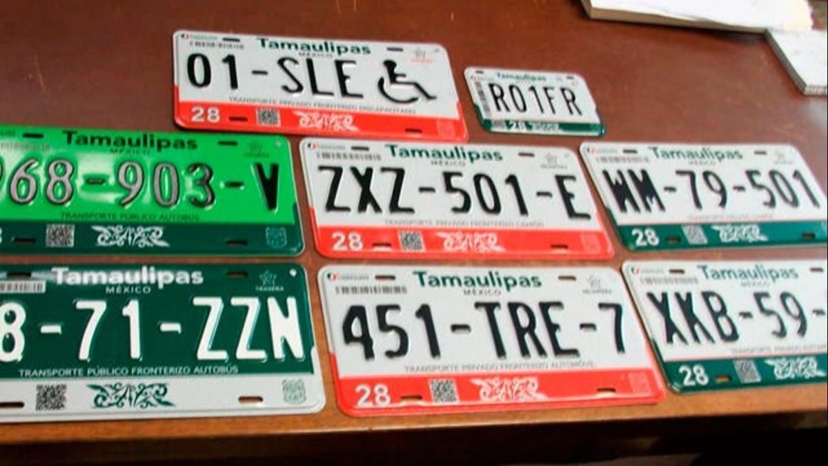 Tamaulipas abre licitación para nuevo diseño de placas 