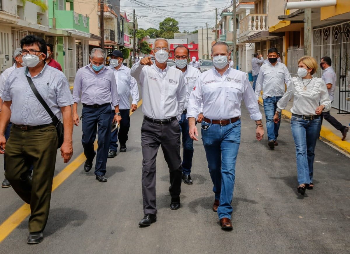 Intenso combate al rezago de pavimentación en Ciudad Madero