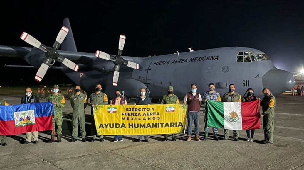 Llega a Haití primer avión con ayuda humanitaria procedente de México 