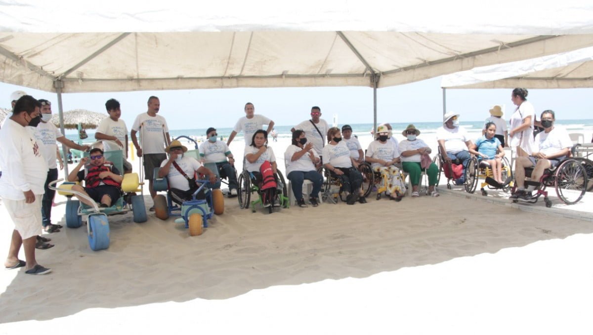 Regios con discapacidad disfrutan de sitios incluyentes en el sur de Tamaulipas