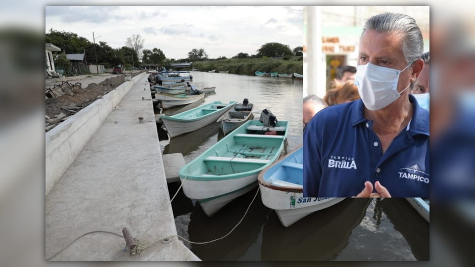 Moderniza Chucho Nader Muelle en Canal de Navegación de Tancol