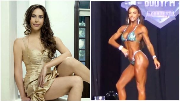 Así fue el radical cambio de Vanessa Guzmán a estrella de fisicoculturismo