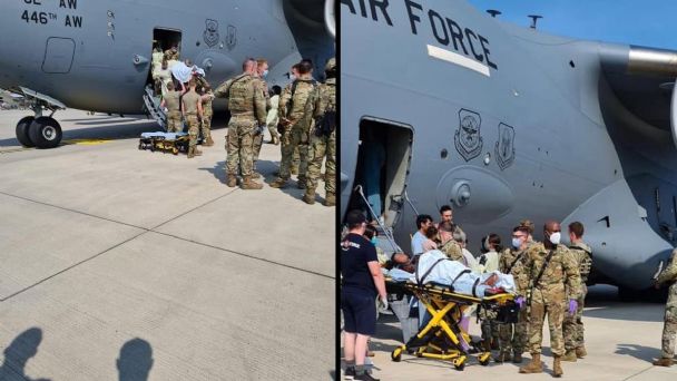 Afganistán: una mujer afgana da a luz en un avión de evacuación de Estados Unidos