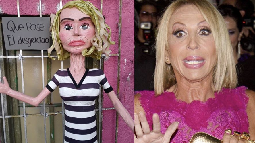 Realizan piñata de Laura Bozzo en Reynosa 