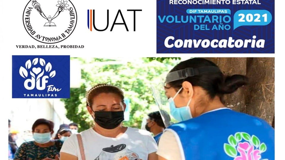 La UAT invita a participar en el Reconocimiento Estatal al Voluntario del Año 2021