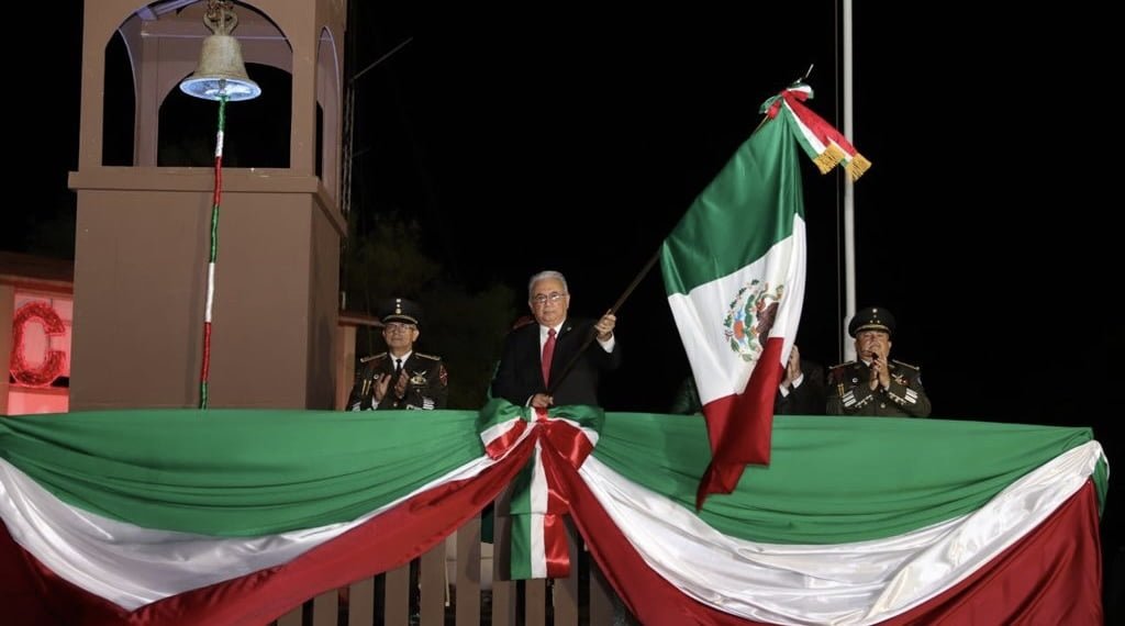 Da Sanmiguel emotivo ‘Grito’  ¡Viva México! en Cuartel Militar de Nuevo Laredo