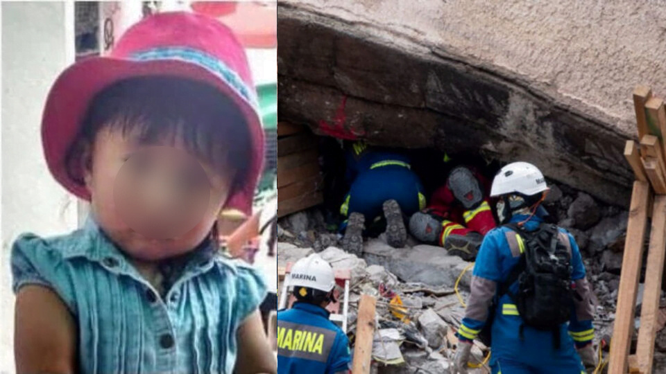 Rescatan cadáver de Mía en derrumbe en el cerro del Chiquihuite