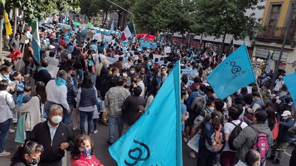 Organizaciones provida protestan en la Corte por despenalización del aborto