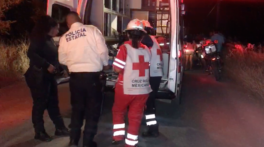 Motociclista arrolla a policias estatales en ejido de Cd. Victoria