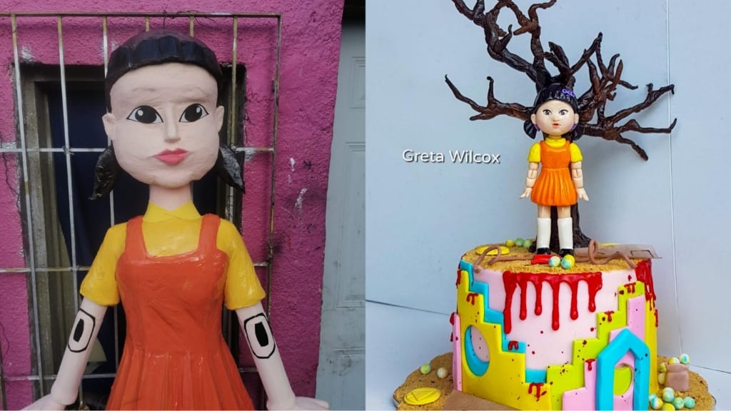 “El Juego del Calamar” ya tiene su propio pastel y piñata