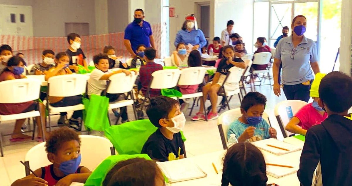 Menores migrantes se inscriben en escuelas de Tamaulipas 