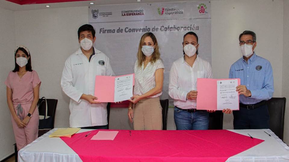 Busca DIF Madero mejorar salud de maderenses con firma de convenio
