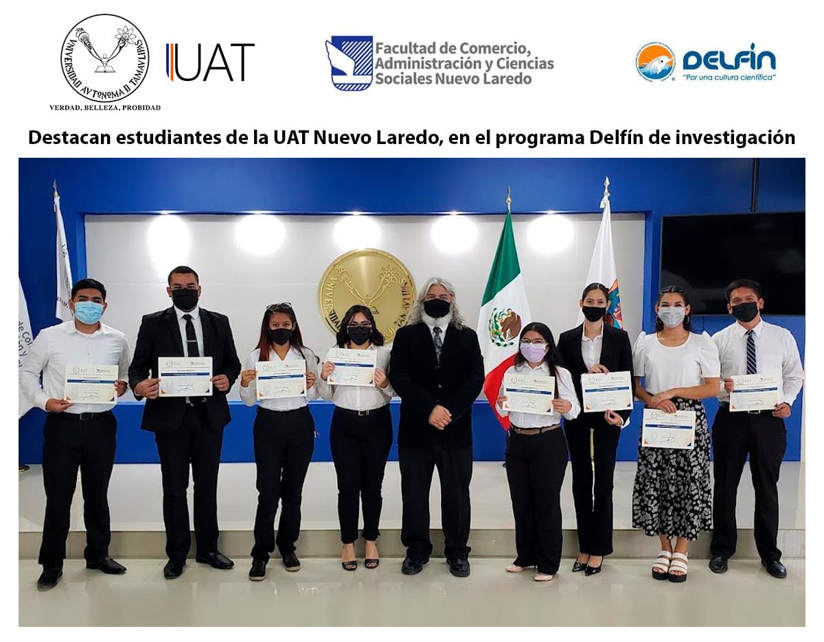 Destacan estudiantes de la UAT en el Programa Delfín de investigación
