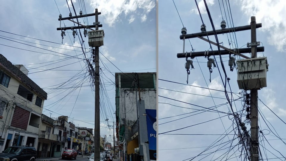 Familias de la zona centro de Tampico pasan más de 18 horas sin luz