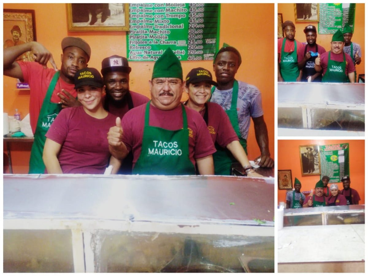 Taquería de Monterrey contrata a migrantes haitianos