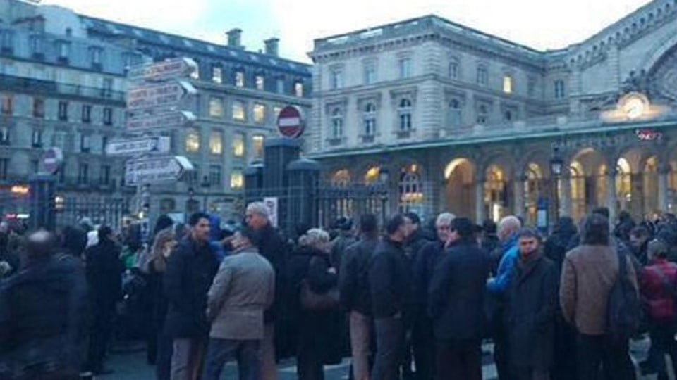 Alerta por amenaza de bomba en una estación de tren en París