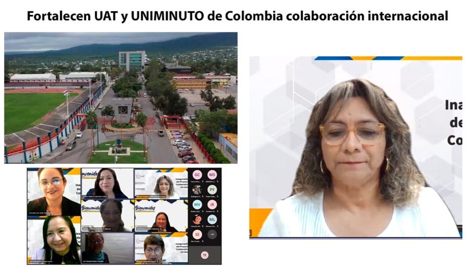 Fortalecen UAT y UNIMINUTO de Colombia colaboración internacional