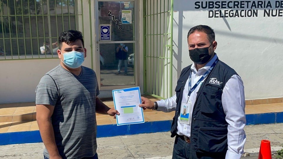 Entregan constancia para Didi y Uber en Nuevo Laredo