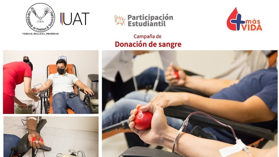 Continúa la UAT campaña de donación de sangre en Cd. Victoria