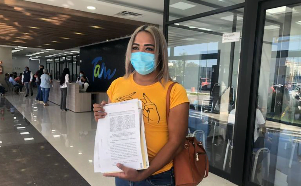 Chica trans logra cambio de identidad en Reynosa