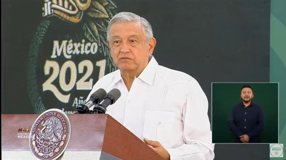 “Los que mueren en este momento no están vacunados”, afirma AMLO al anunciar meta de vacunación