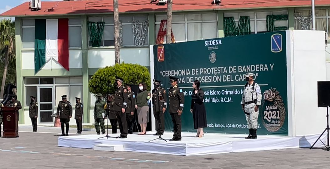 Nombran a nuevo comandante del 16 R.C.M. en Nuevo Laredo