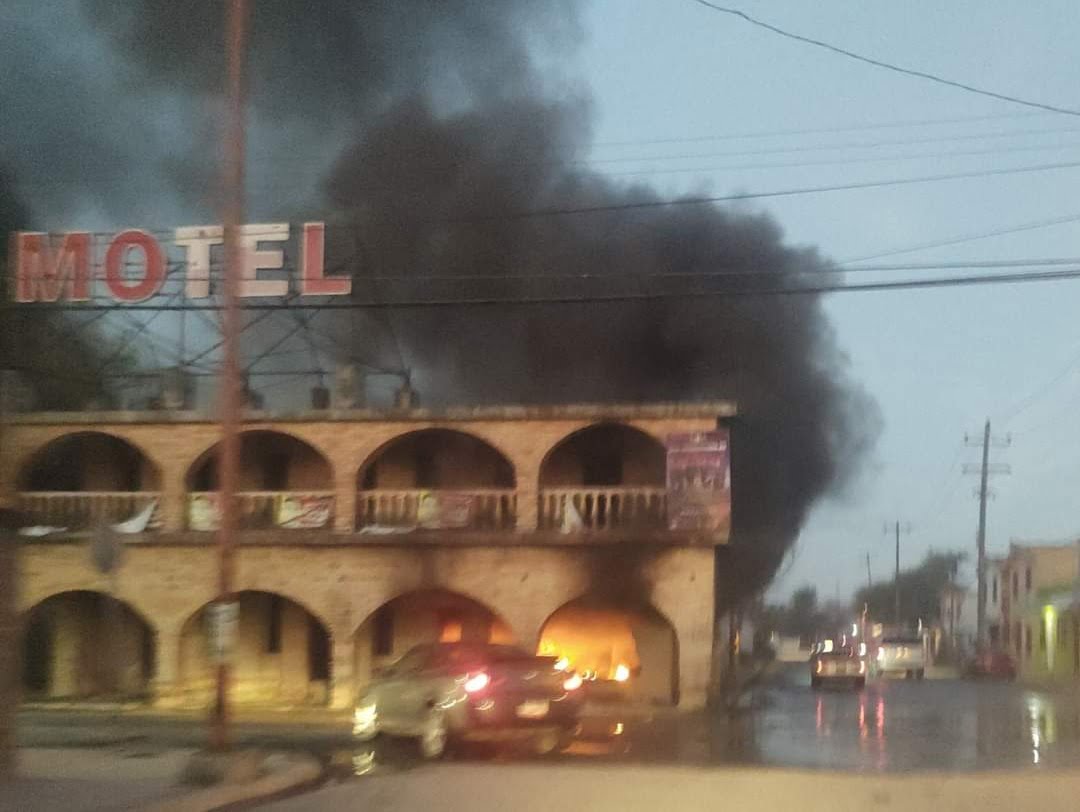 Se incendia Motel en Reynosa