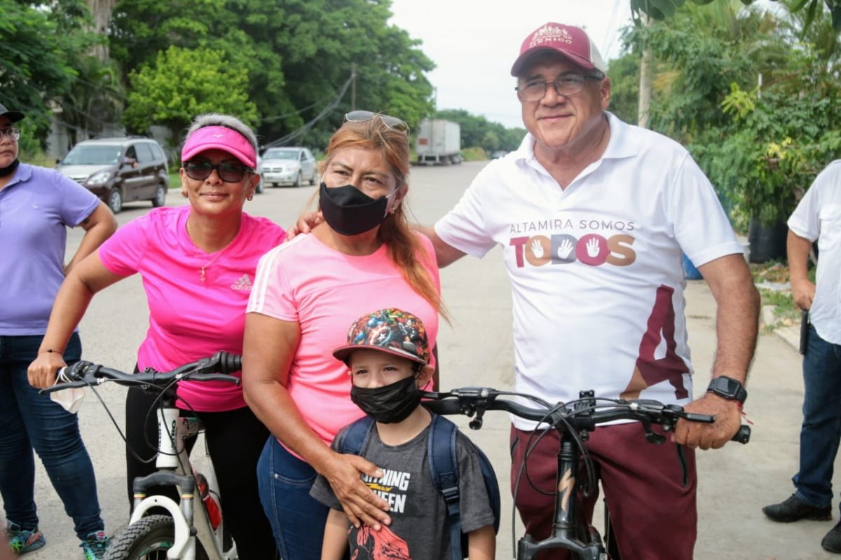 Promueve el gobierno de Altamira las actividades deportivas en la familia 