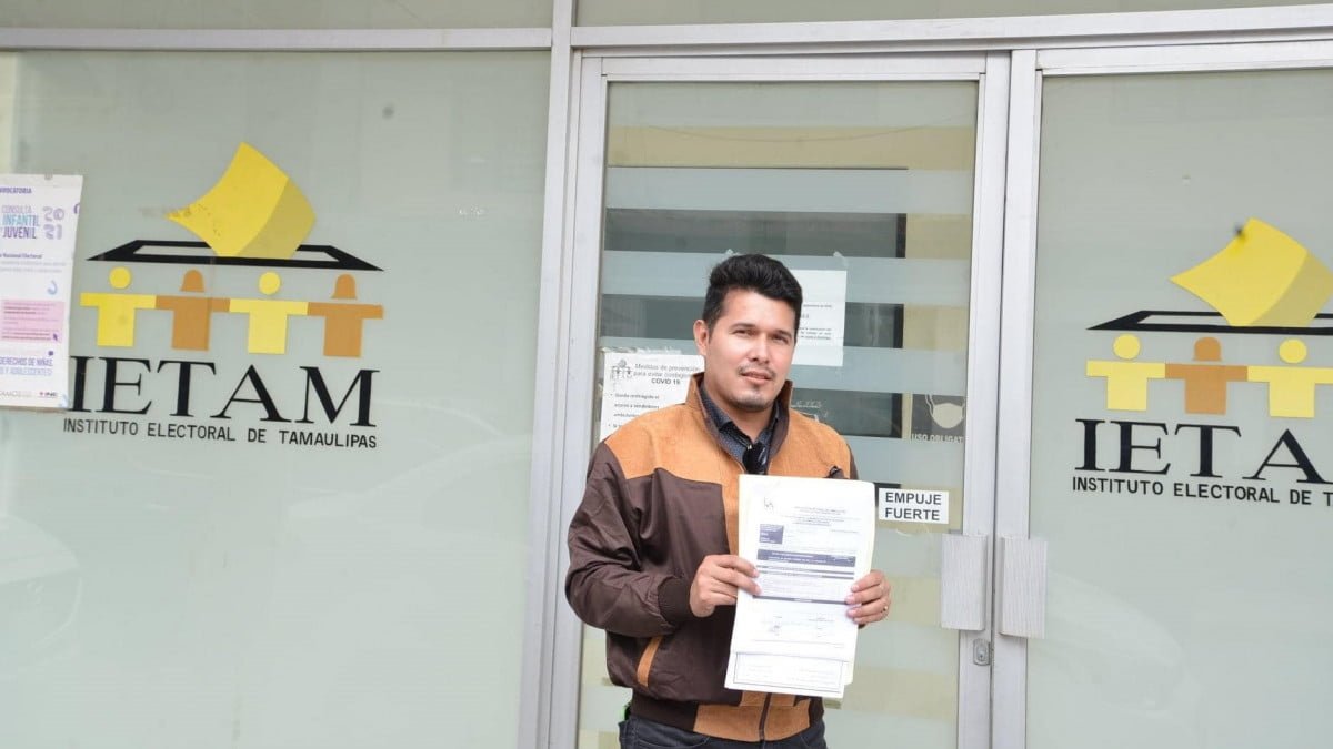 Se registra el primer candidato independiente a gobernador de Tamaulipas