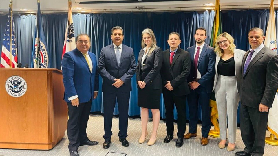 Gobernador de Tamaulipas concluye gira de trabajo en Washington con reuniones en el Departamento de Seguridad Nacional y CBP